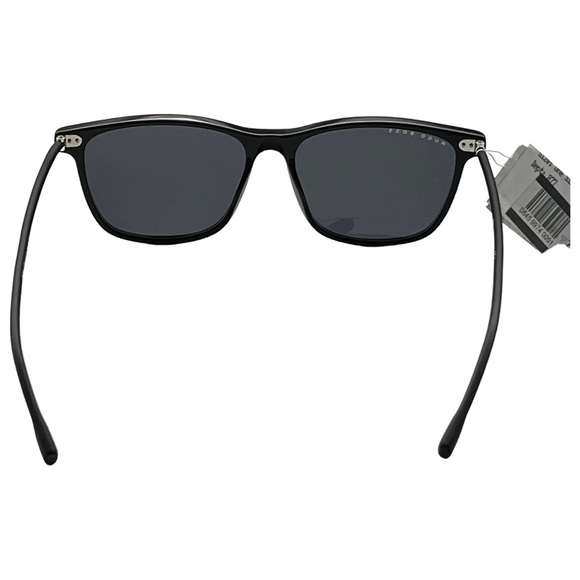 NWT! BOSS Hugo Boss Black/Gray Soft Square Polarized Unisex Sunglasses NWT - Picture 10 of 13